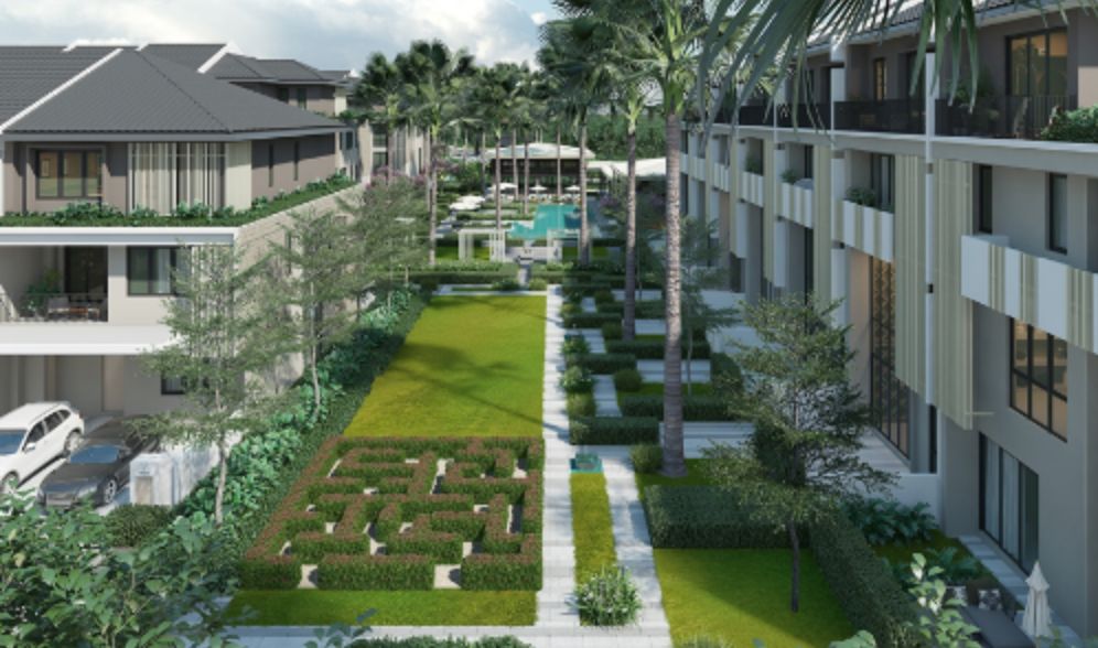Chuyển nhượng biệt thự khu Nadyne Garden hướng chính Nam, DT 240m2 full nội thất thiết kế hiện đại